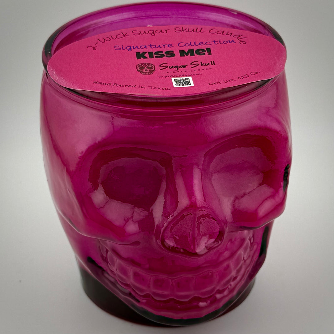 2-Wick Sugar Skull Candles - Signature Scents