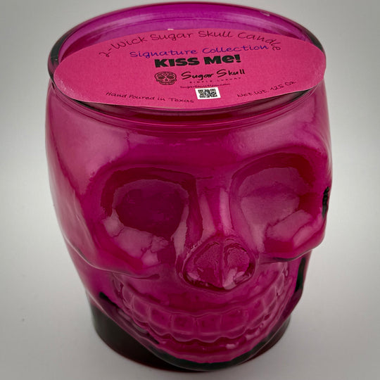 2-Wick Sugar Skull Candles - Signature Scents