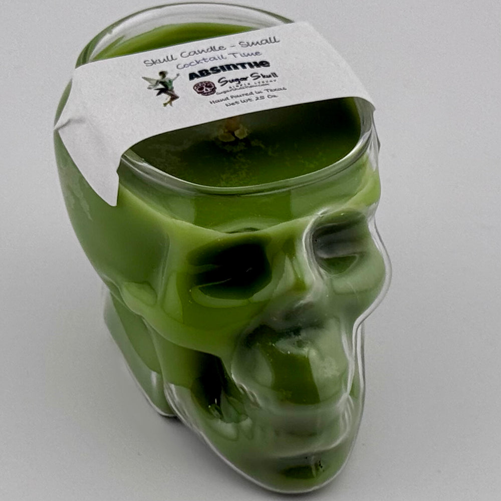 Cocktail Time Skull Candles