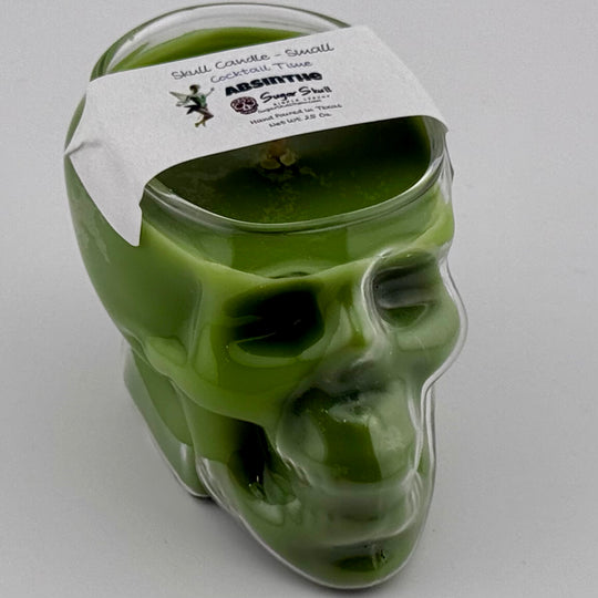 Cocktail Time Skull Candles
