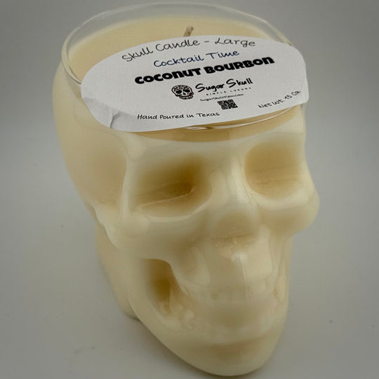 Cocktail Time Skull Candles