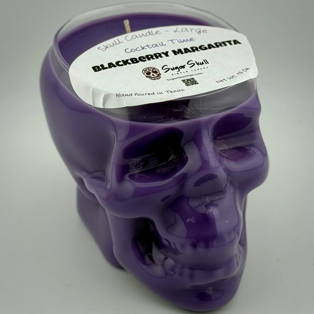 Cocktail Time Skull Candles