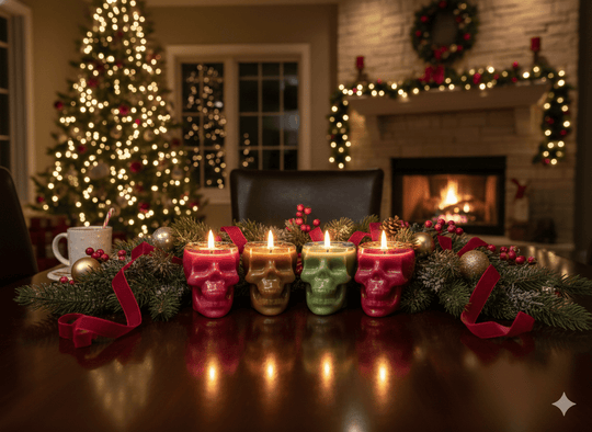 Seasonal Skull Candles - Sugar Skull, LLC