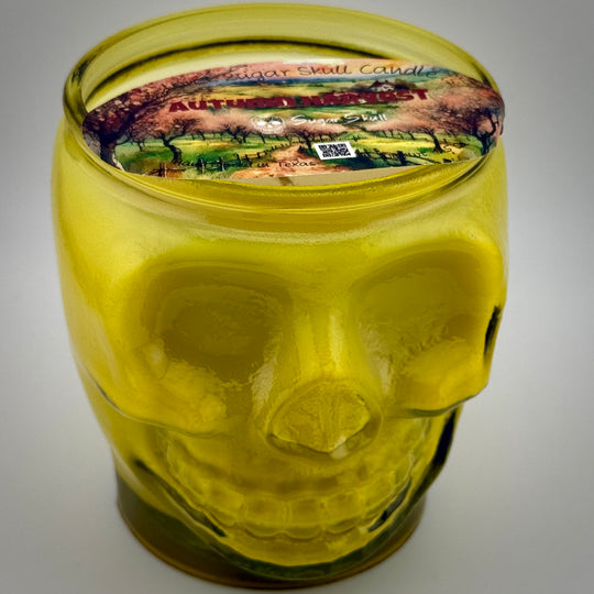 Seasonal 2-Wick Sugar Skull Candles