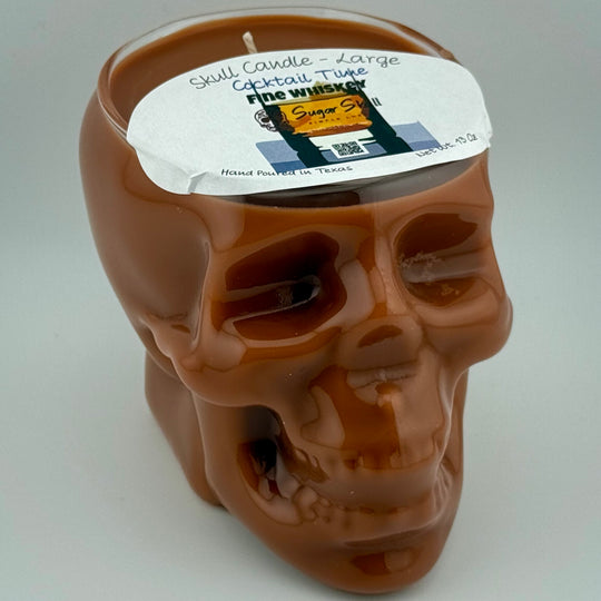 Cocktail Time Skull Candles