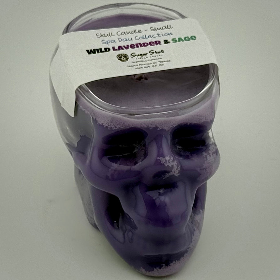 Spa Day Skull Candles