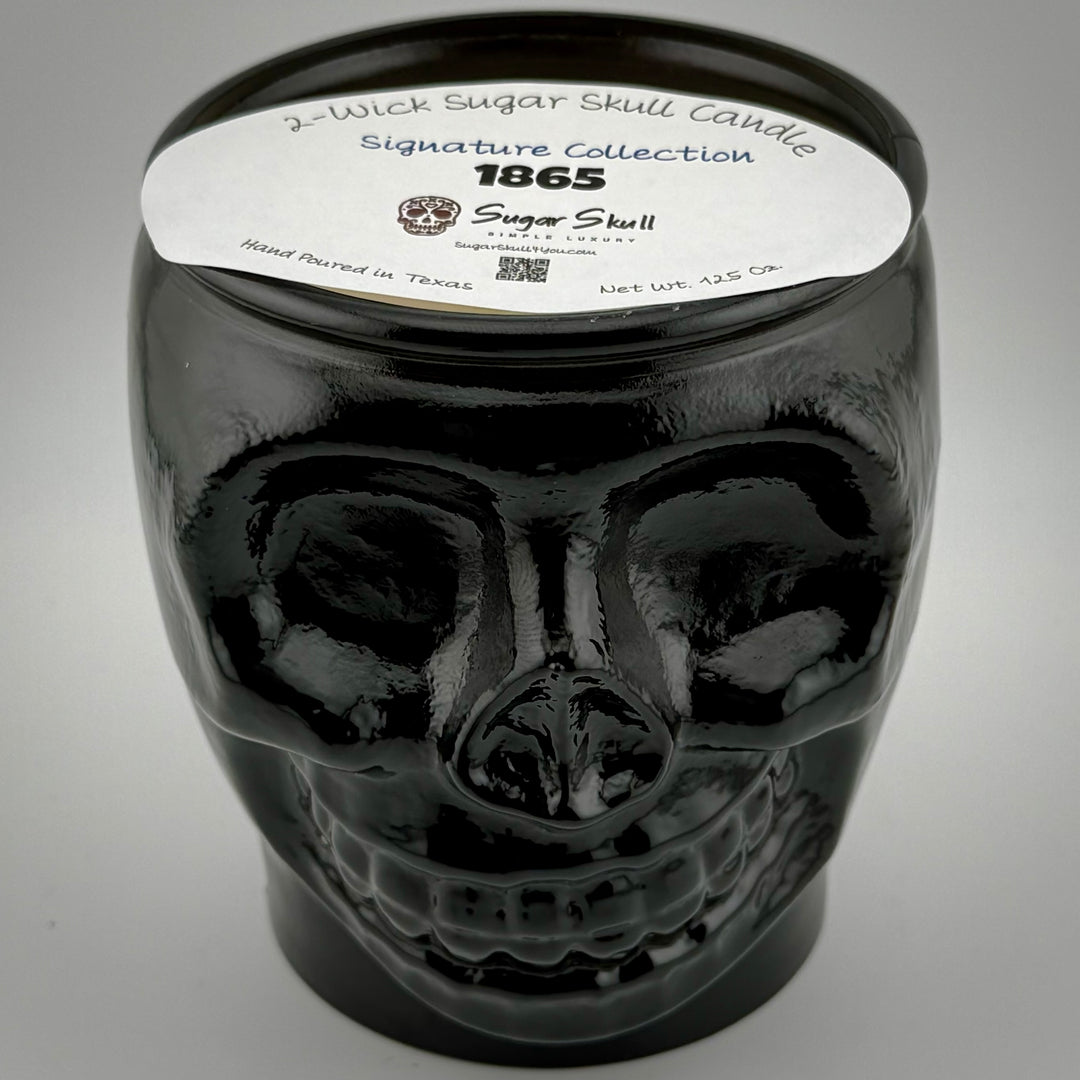 2-Wick Sugar Skull Candles - Signature Scents