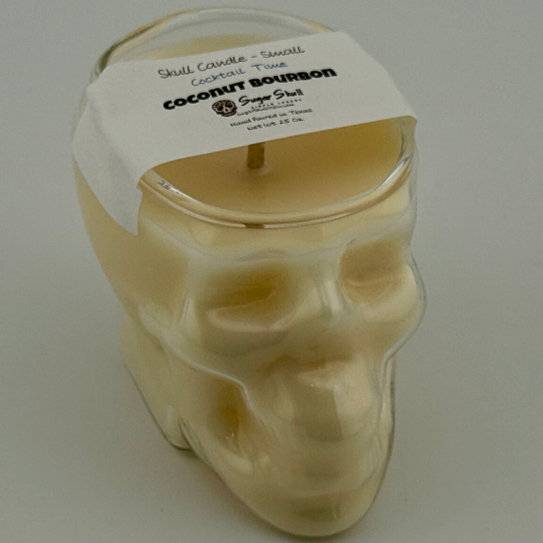 Cocktail Time Skull Candles
