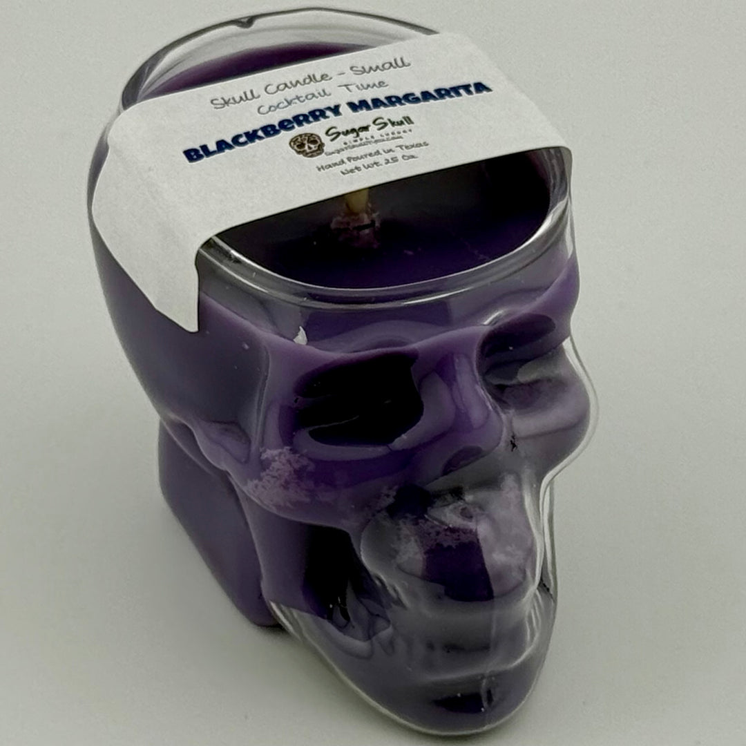Cocktail Time Skull Candles