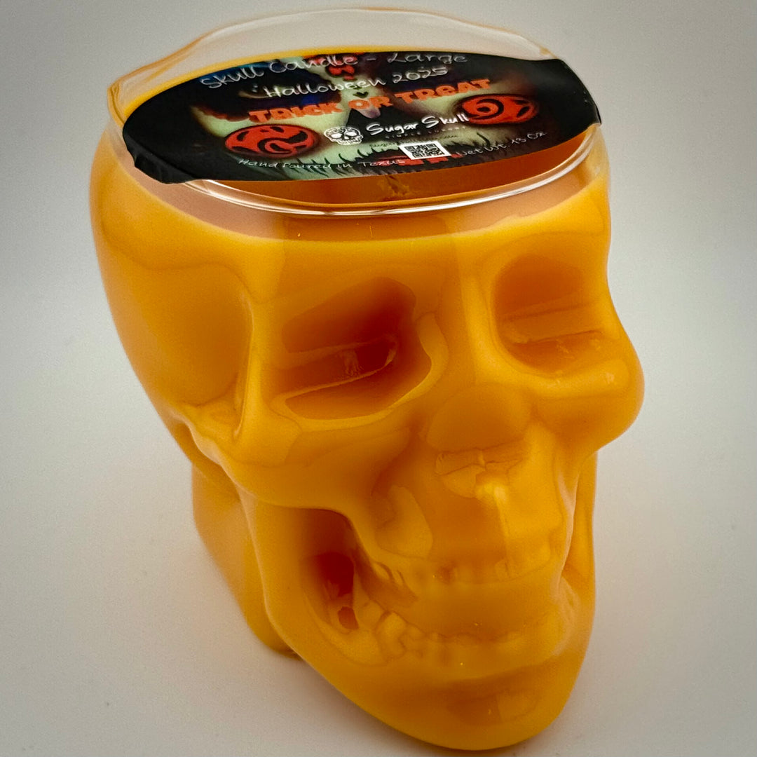 Seasonal Skull Candles
