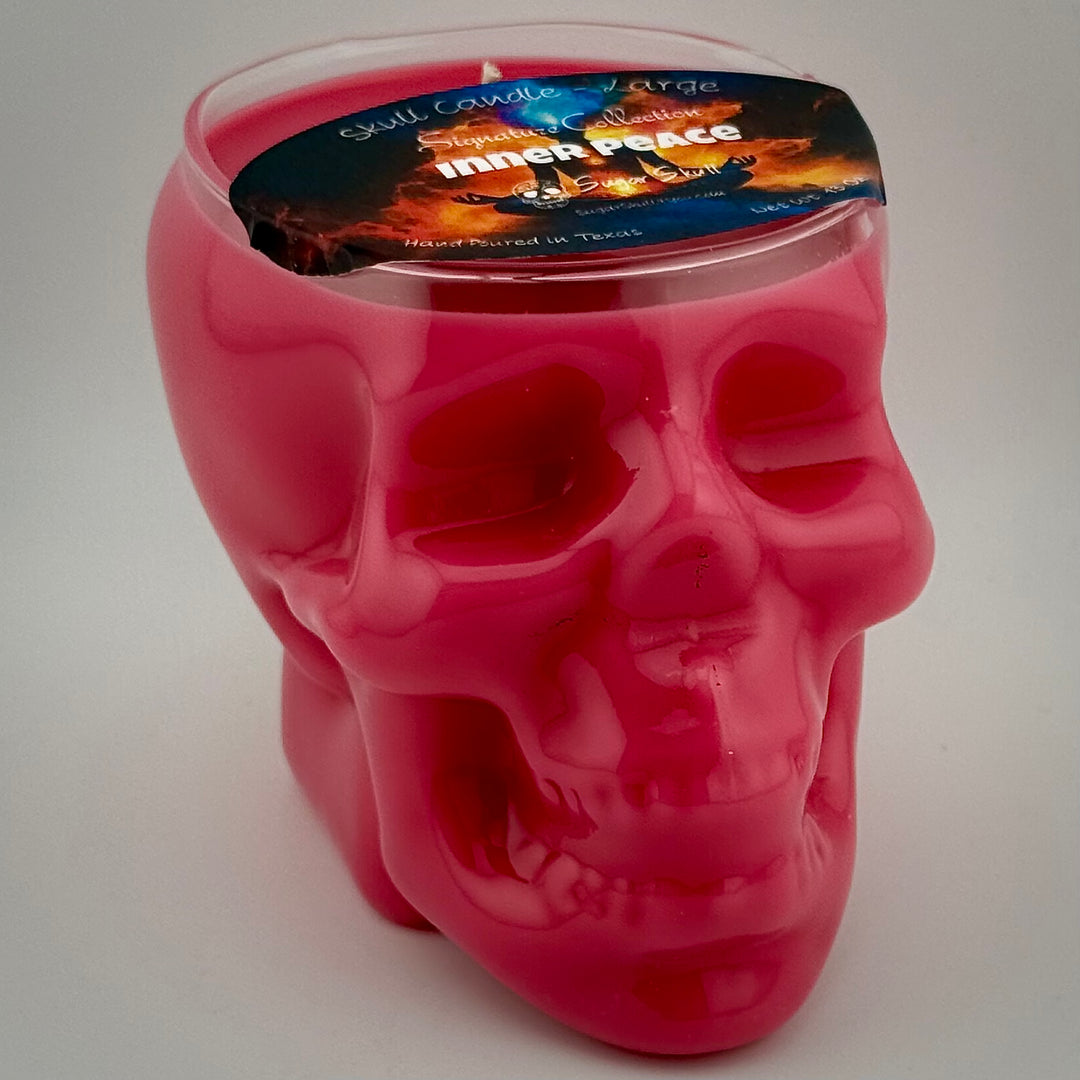 Spa Day Skull Candles
