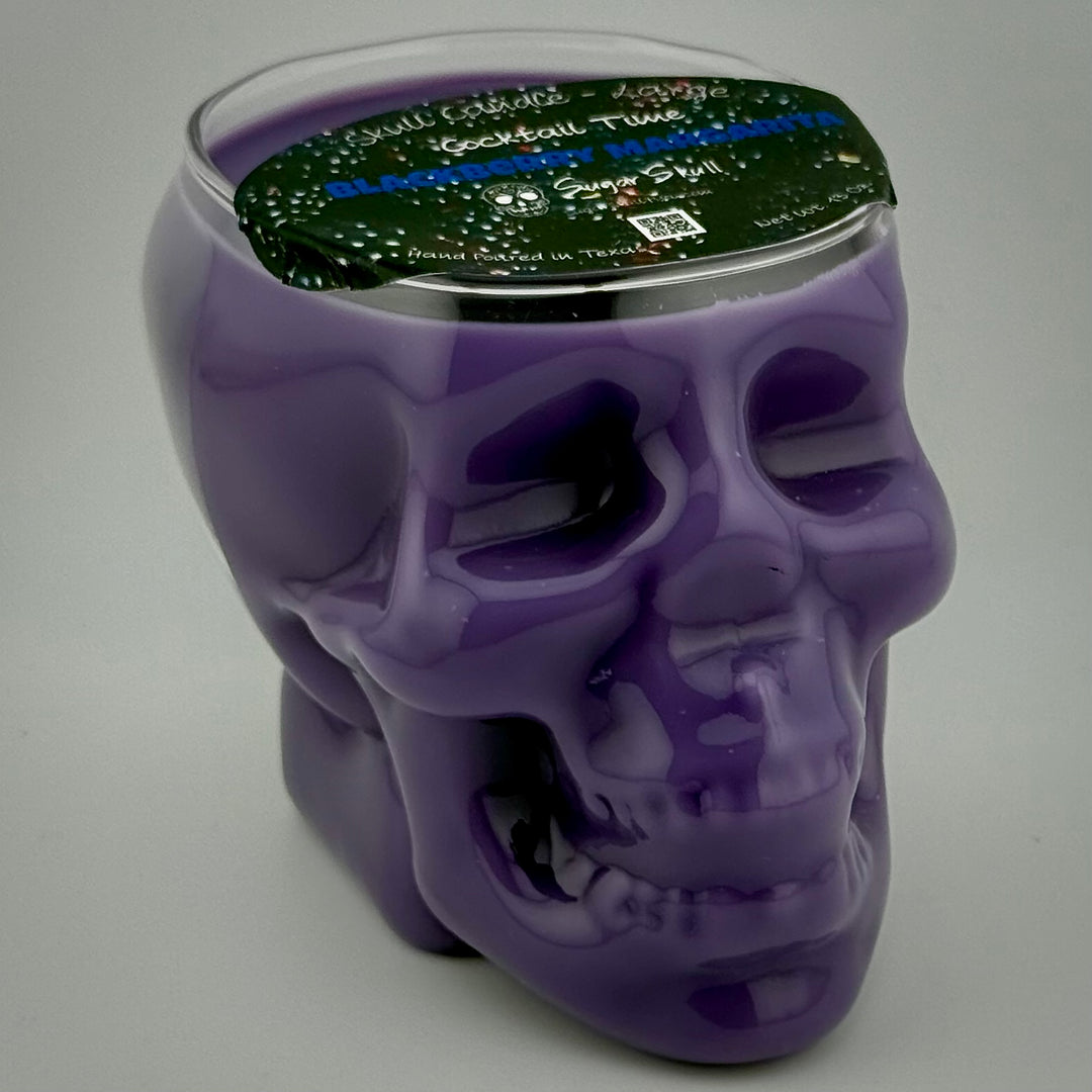 Cocktail Time Skull Candles