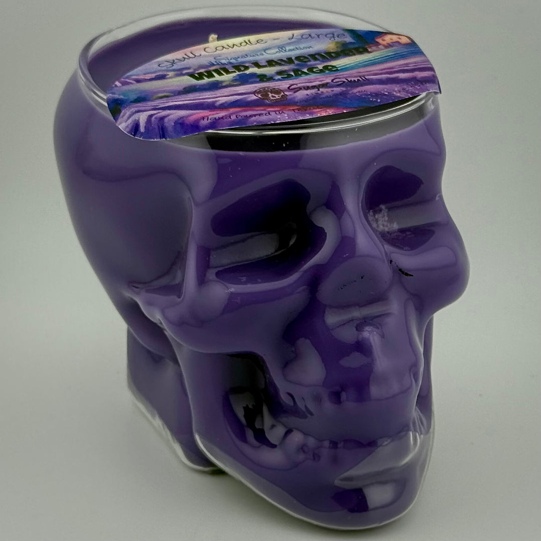 Spa Day Skull Candles