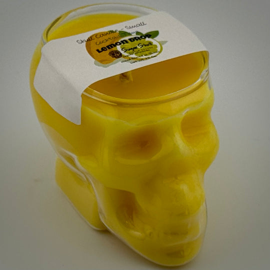 Cocktail Time Skull Candles