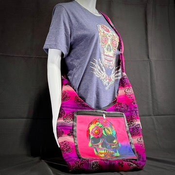 Cross Body Messenger Bags - Sugar Skull, LLC