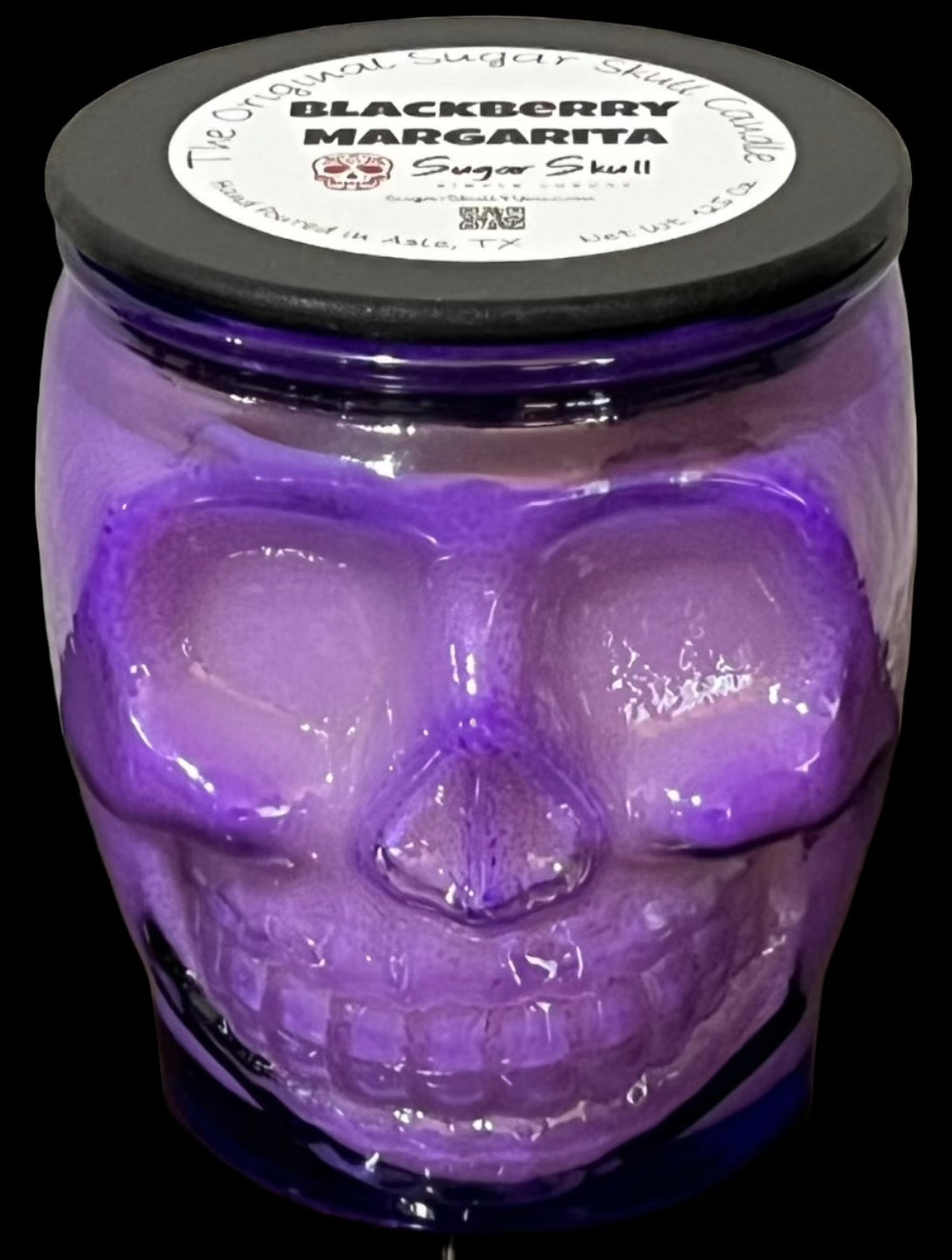 The Original Sugar Skull Candle - Blackberry Margarita