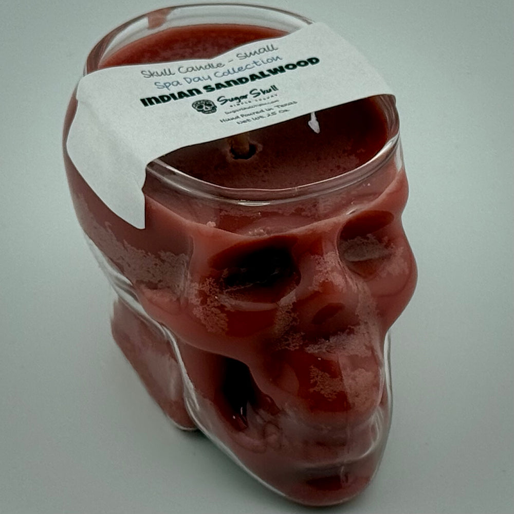Spa Day Skull Candles