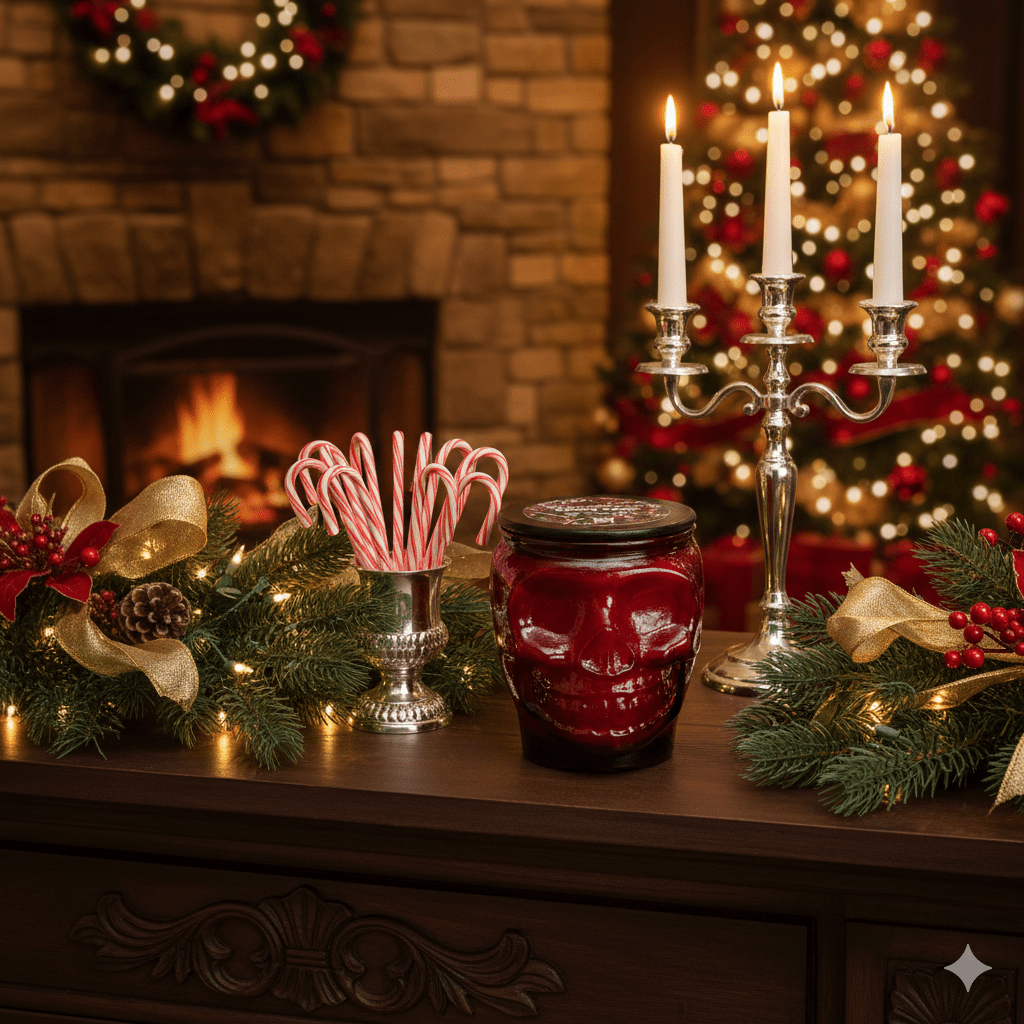 Seasonal 2 - Wick Sugar Skull Candles - Sugar Skull, LLC