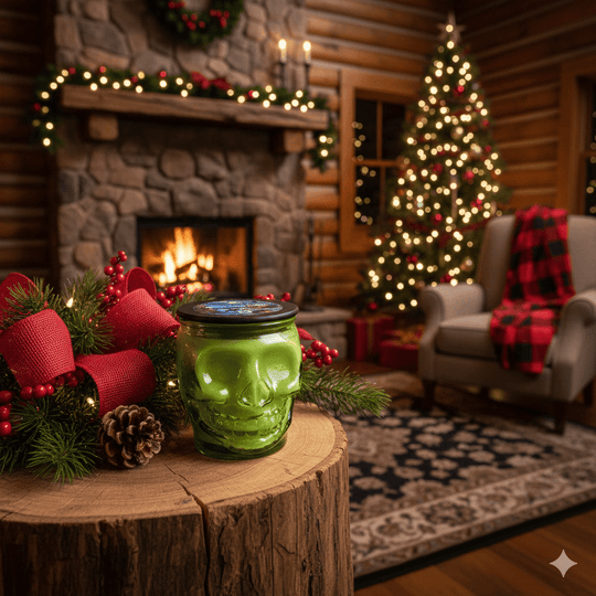 Seasonal 2 - Wick Sugar Skull Candles - Sugar Skull, LLC