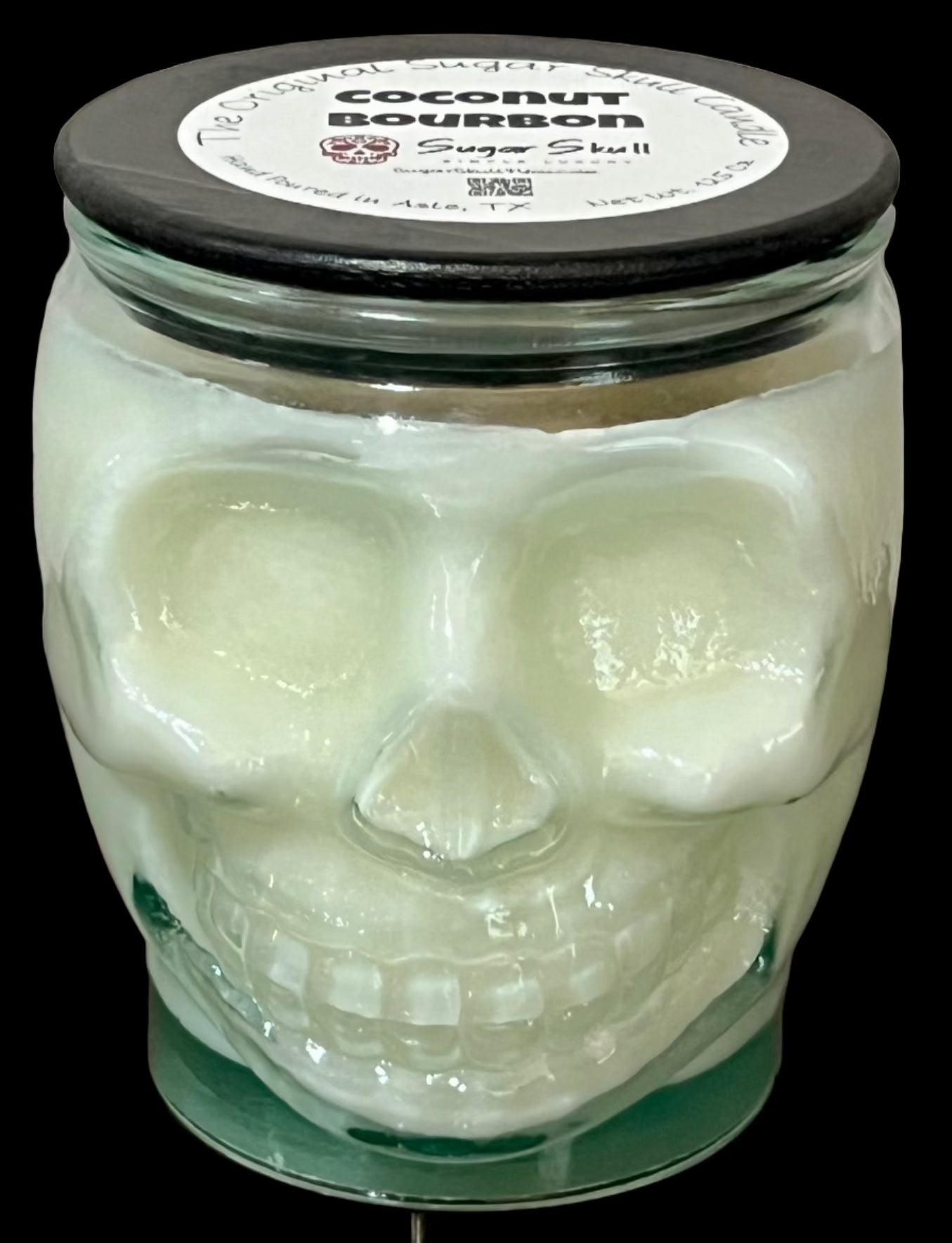 The Original Sugar Skull Candle - Coconut Bourbon