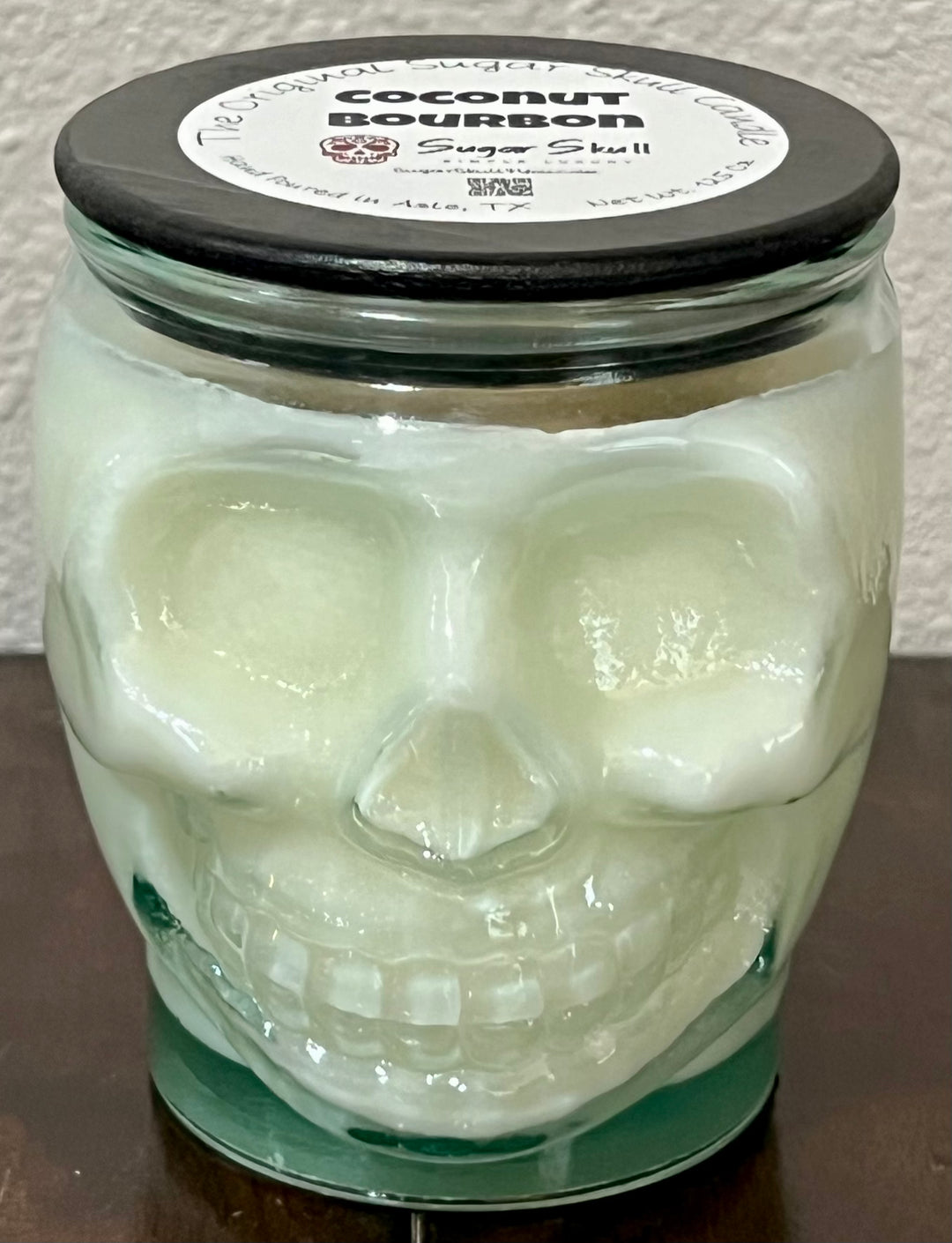 The Original Sugar Skull Candle - The White Skull Collection