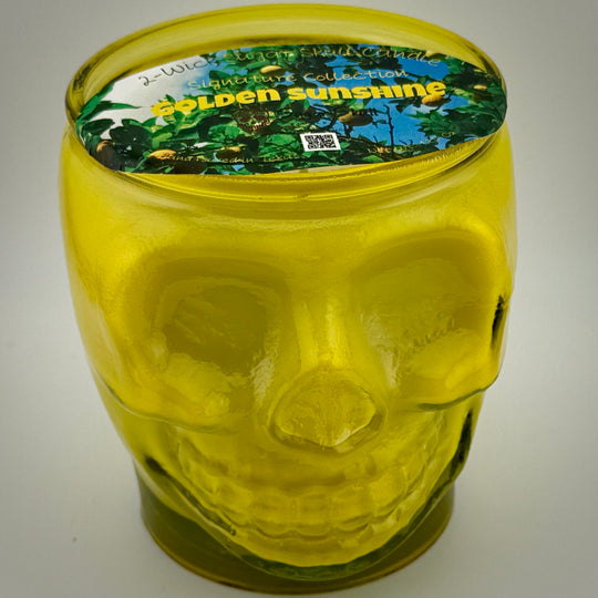 2-Wick Sugar Skull Candles - Signature Scents