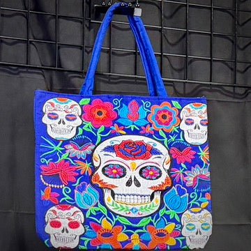 Embroidered Bags - Sugar Skull, LLC