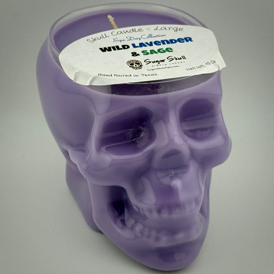 Spa Day Skull Candles