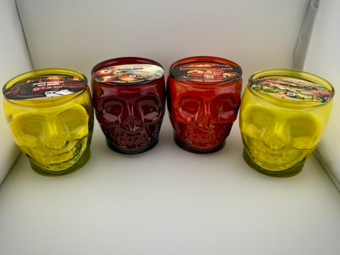 Seasonal 2 - Wick Sugar Skull Candles - Sugar Skull, LLC