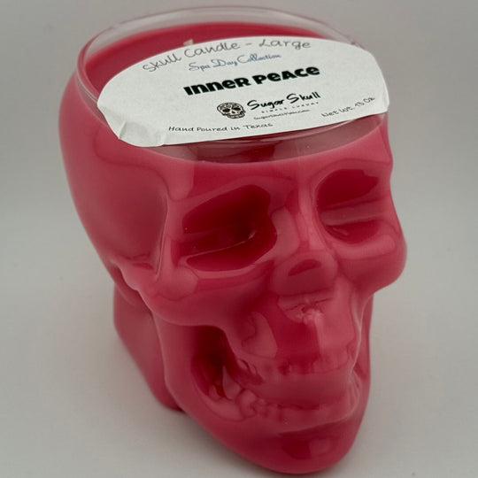 Spa Day Skull Candles