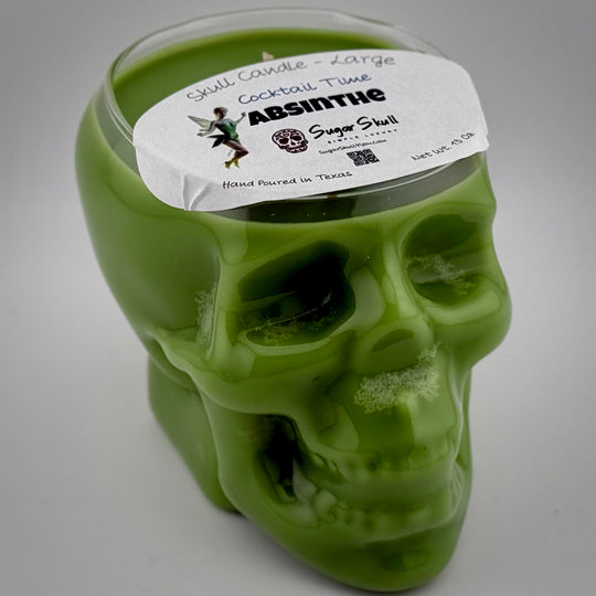 Cocktail Time Skull Candles
