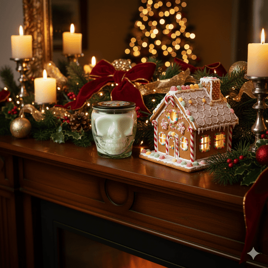 Seasonal 2 - Wick Sugar Skull Candles - Sugar Skull, LLC