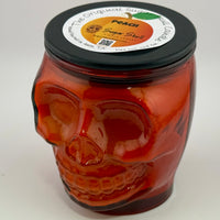 Peach Original Sugar Skull Candle