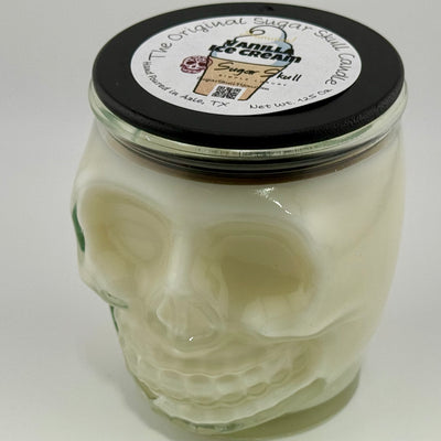 Vanilla Ice Cream Original Sugar Skull Candle